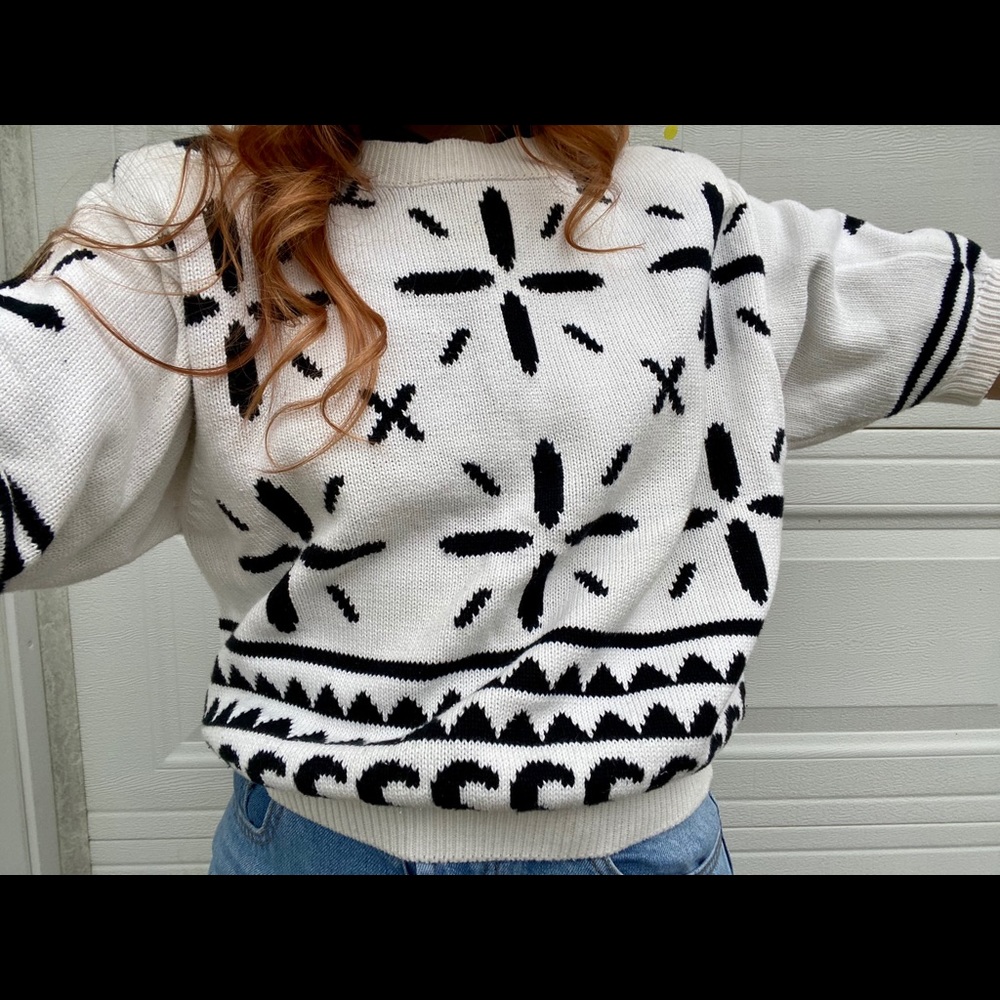 Vintage pattern  sweater